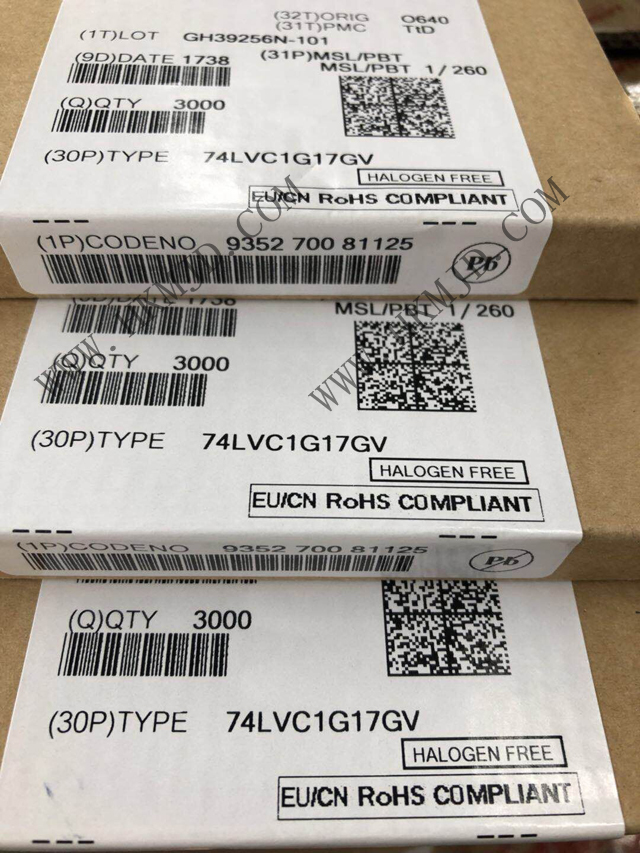 NXP 74LVC1G17GV 邏輯緩沖器，驅(qū)動器，接收器，收發(fā)器