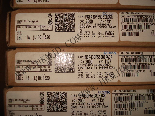 MSP430 MCU MSP430F5508IRGCR 超低功耗16位微控制器，適用于各種應(yīng)用