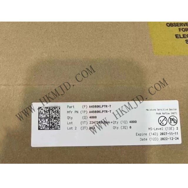出售ALLEGRO A4980KLPTR A4980 汽車(chē)可編程步進(jìn)驅(qū)動(dòng)器