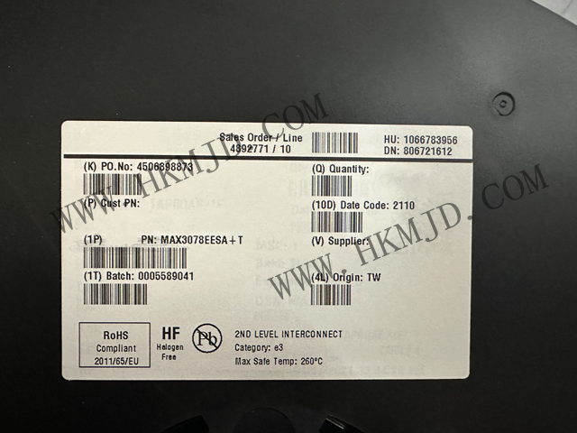 【供應(yīng)收發(fā)器】美信半導體 MAX3078EESA RS-422/RS-485 接口 IC