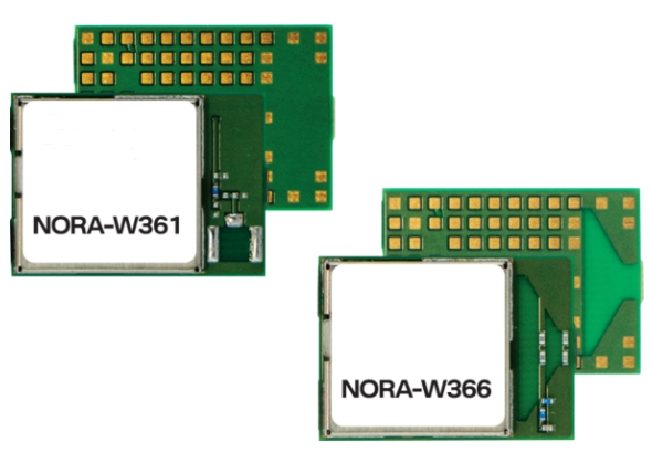 u-blox發(fā)布新款雙頻Wi-Fi藍牙LE模塊：NORA-W361-00B、NORA-W366-00B