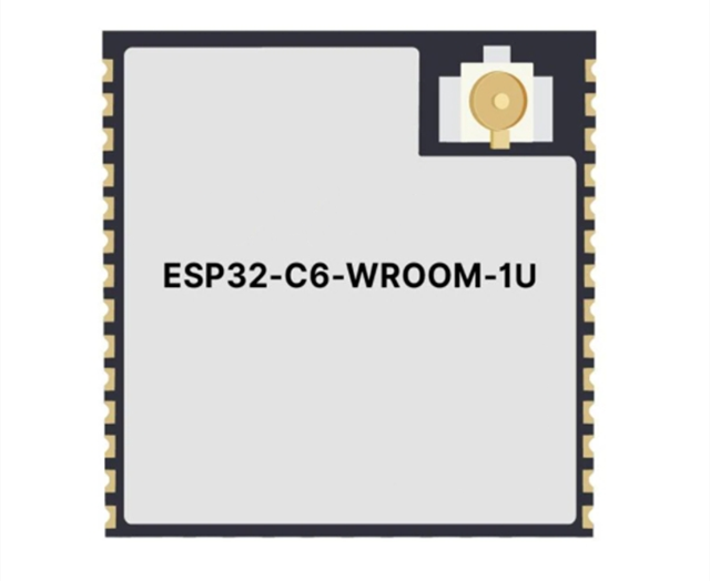 功能強大的ESP32-C6-WROOM-1U-N8 通用型Wi-Fi、IEEE 802.15.4和藍牙LE模塊