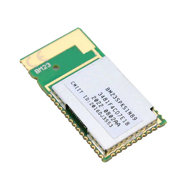 Microchip BM23SPKS1NB9-0B02AA 內置天線的藍牙 5.0 立體聲音頻模塊