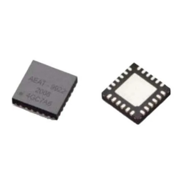 介紹：Broadcom AEAT-9933-102 14 位磁性編碼器開關軸、QFN 24 引線