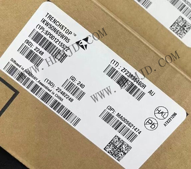 IGBT 分立器件_IKW50N65WR5_帶單片體二極管的反向導電 IGBT