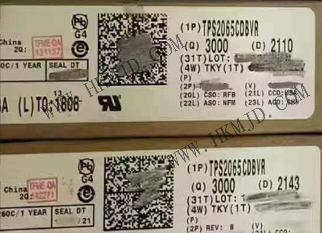 明佳達(dá)電子 —— 供應(yīng) [TI] TPS2065CDBVR 電源開(kāi)關(guān) IC - 限流，配電開(kāi)關(guān)