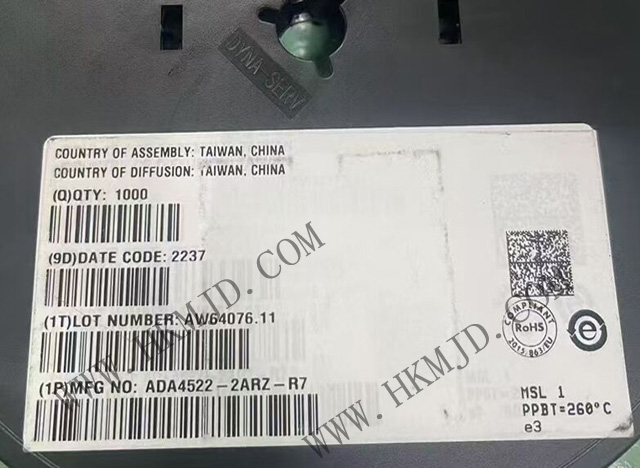 出售【ADI】低功耗運(yùn)算放大器 ADA4522-2ARZ 55V、雙通道、零漂移運(yùn)算放大器
