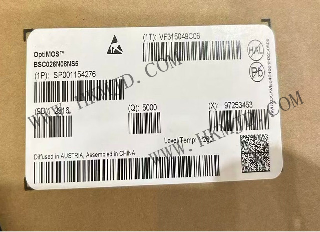 OptiMOS? 5 功率晶體管，80V BSC026N08NS5 N 溝道功率 MOSFET
