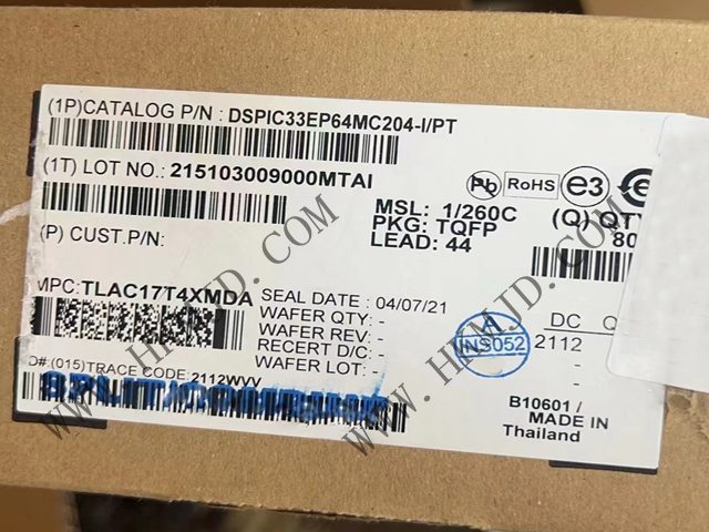 用于電機(jī)控制、數(shù)字電源和檢測(cè)的 DSPIC33EP64MC204-I/PT 16位 DSC
