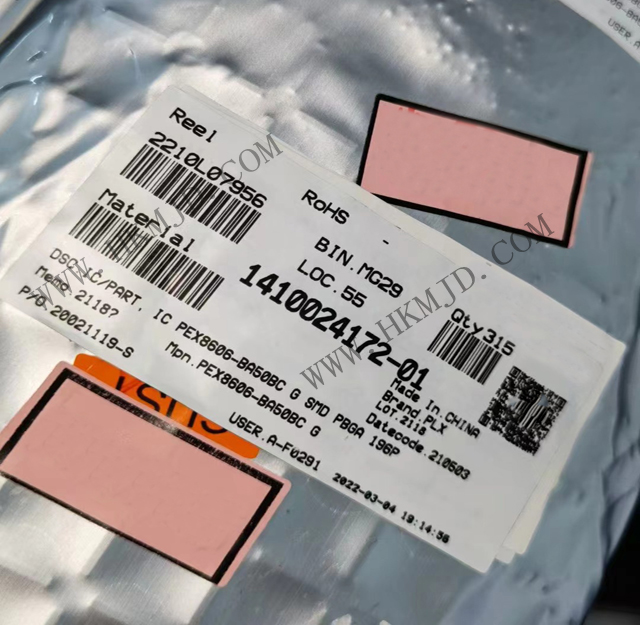 Broadcom PEX8606-BA50BCG 6通道，6端口PCI Express Gen2 交換機(jī)