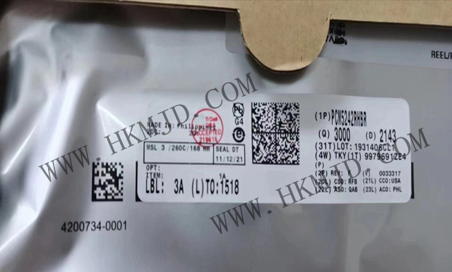 PCM5242RHBR (TI) 4.2VRMS DirectPath?、32 位、384kHz、114dB 音頻立體聲 DAC