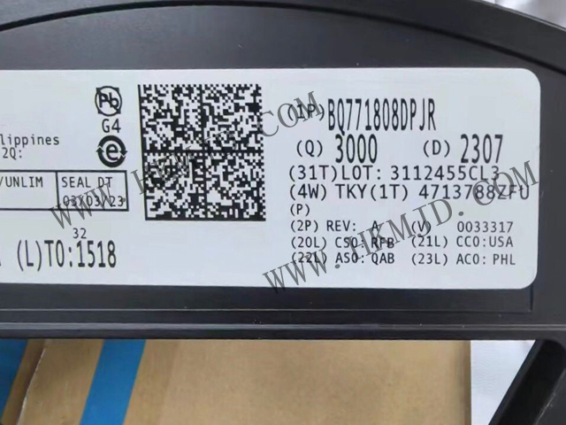 電池保護芯片 - BQ771808DPJR - 具有內部延遲計時器的 2-5 節(jié)電池過壓保護器系列