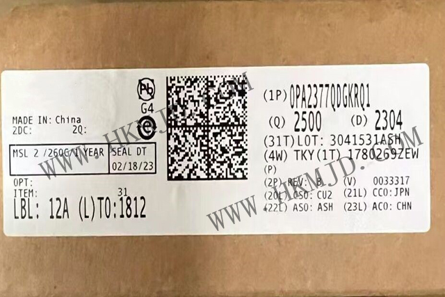 汽車放大器_OPA2377QDGKRQ1_軌到軌輸入/輸出、低噪聲、5MHz CMOS 運(yùn)算放大器