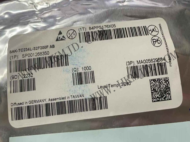 英飛凌SAK-TC234L-32F200F AB 32位AURIX? TriCore?微控制器：高性能汽車(chē)與工業(yè)級(jí)MCU