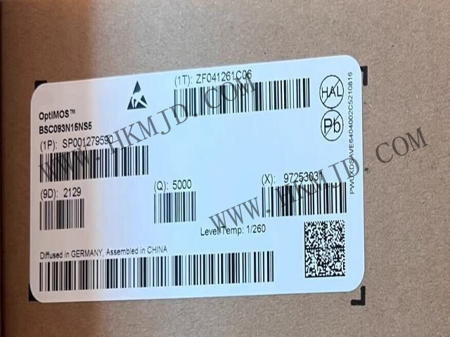 英飛凌BSC093N15NS5 OptiMOS?5 150V功率MOSFET，超低導(dǎo)通電阻9.3mΩ