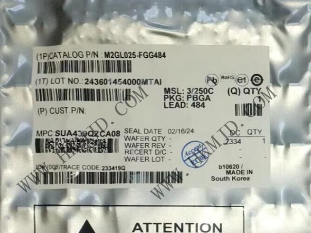原廠現貨供應M2GL025-FGG484——Microchip IGLOO2低密度FPGA解決方案