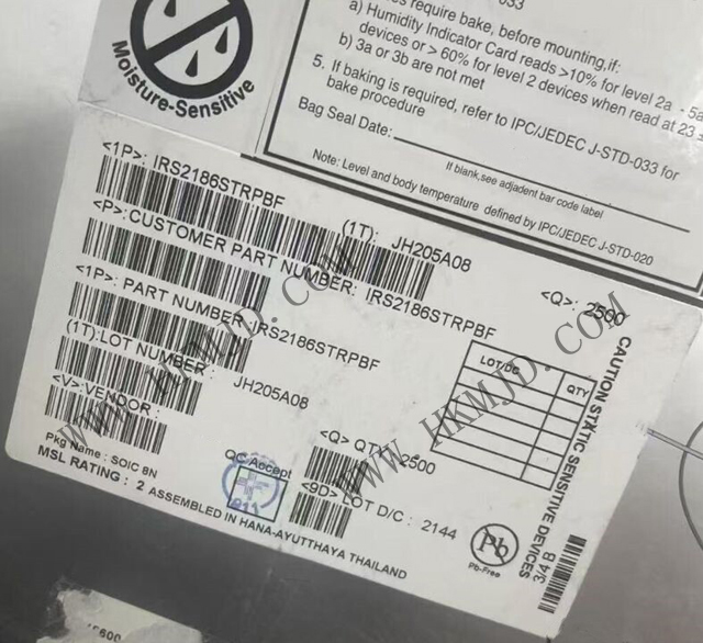 [供應(yīng)] IRS2186STRPBF（英飛凌）600V，EiceDRIVER? 高壓側(cè)和低壓側(cè)柵極驅(qū)動(dòng)器 IC