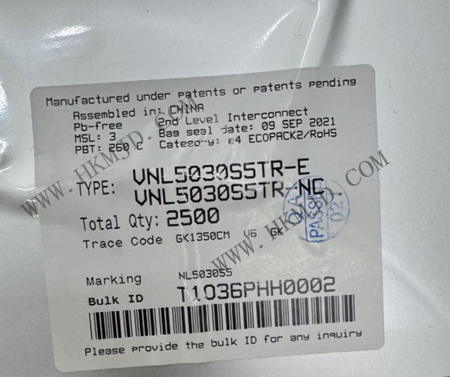VNL5030S5TR - OMNIFET III 全面保護低側(cè)驅(qū)動器 - 意法半導(dǎo)體