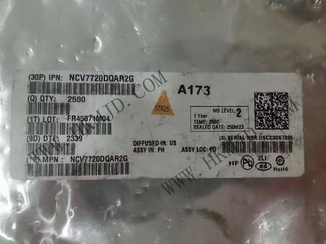 [出售] NCV7720DQAR2G（ON）十通道 Deca 半橋驅(qū)動(dòng)器，SSOP-24