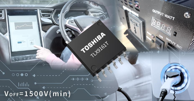 東芝推出小型封裝車載光繼電器TLX9161T，可實現(xiàn)車載電池系統(tǒng)1500V輸出耐壓