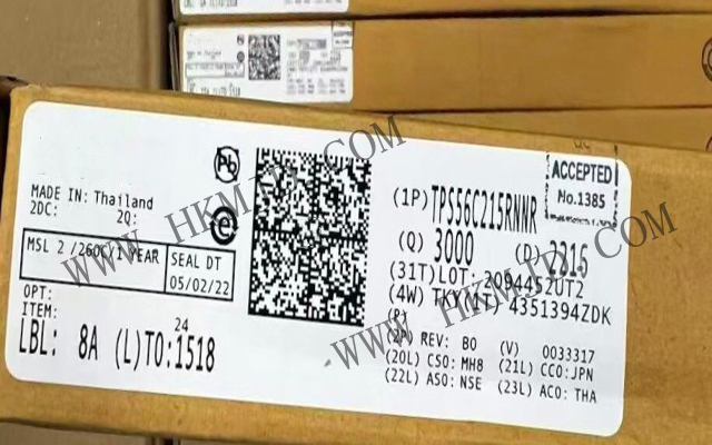 原裝現(xiàn)貨 (TI) TPS56C215RNNR 具有 D-CAP3 控制功能的同步 SWIFT? 降壓轉(zhuǎn)換器