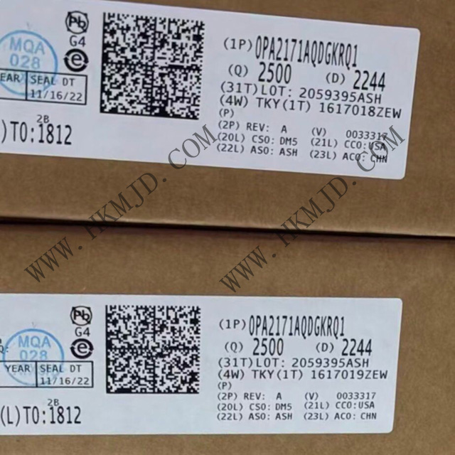 汽車級放大器_OPA2171AQDGKRQ1_36V、3MHz、低功耗運算放大器